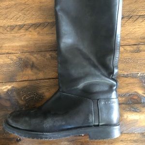 Jil Sander Navy tall boots.